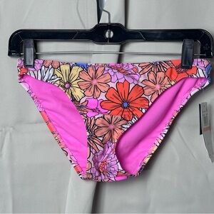 Floral Pink Bikini Bottom